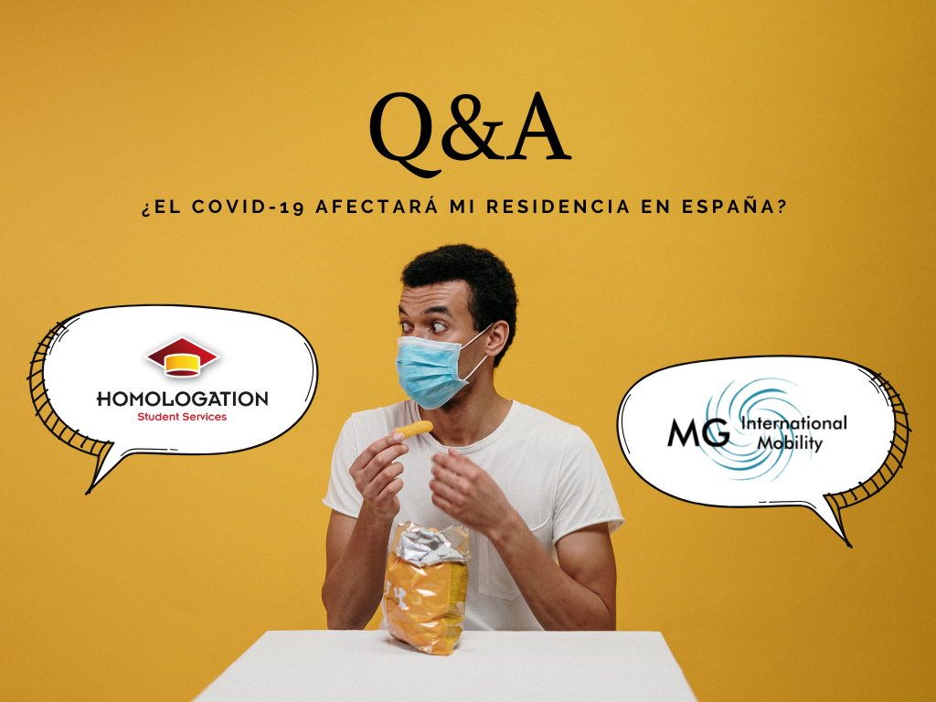 Questions & answers | How does covid-19 afects my residence as an international student in Spain?